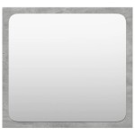 vidaXL Set mobilier de baie, 4 piese, gri beton, lemn compozit