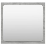 vidaXL Set mobilier de baie, 4 piese, gri beton, lemn compozit