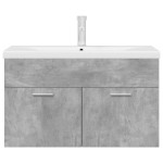 vidaXL Dulap pentru chiuvetă baie cu chiuvetă încorporată și robinet