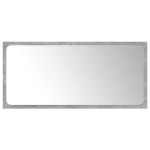 vidaXL Set mobilier de baie, 3 piese, gri beton, lemn compozit