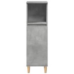 vidaXL Set mobilier de baie, 3 piese, gri beton, lemn compozit vidaXL Set mobilier de baie, 3 piese, gri beton, lemn compozit