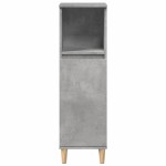 vidaXL Set mobilier de baie, 3 piese, gri beton, lemn compozit vidaXL Set mobilier de baie, 3 piese, gri beton, lemn compozit