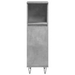 vidaXL Set mobilier de baie, 3 piese, gri beton, lemn compozit vidaXL Set mobilier de baie, 3 piese, gri beton, lemn compozit