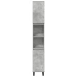 vidaXL Set mobilier de baie, 3 piese, gri beton, lemn compozit vidaXL Set mobilier de baie, 3 piese, gri beton, lemn compozit