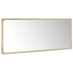 vidaXL Set mobilier de baie, 3 piese, stejar sonoma, lemn prelucrat