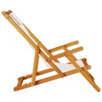 vidaXL Scaun de plajă cu pernă 2 pcs Maro 61.5 x 123 x 82cm vidaXL Scaun de plajă cu pernă 2 pcs Maro 61.5 x 123 x 82cm