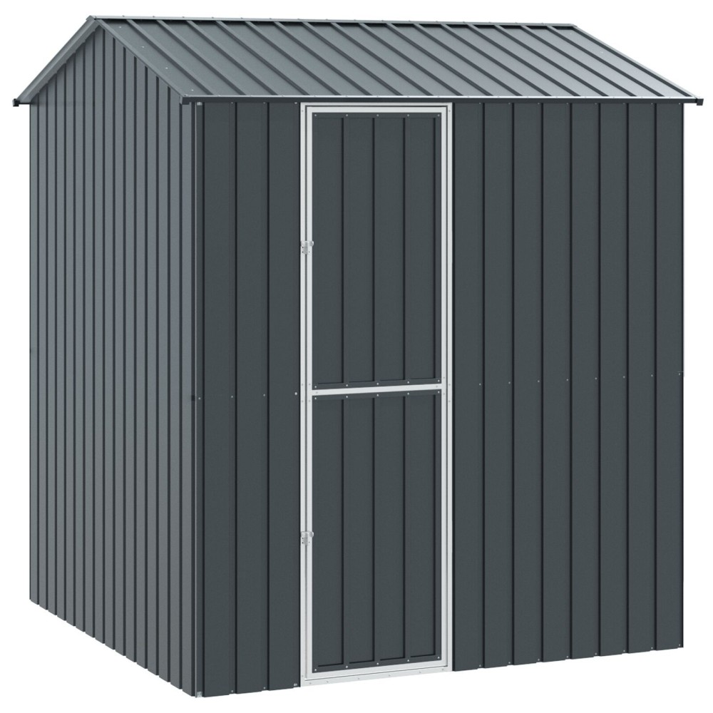 vidaXL Colivie de păsări, antracit, 210x215x247 cm, oțel