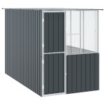 vidaXL Colivie de păsări, antracit, 215x78x200 cm, oțel zincat vidaXL Colivie de păsări, antracit, 215x78x200 cm, oțel zincat