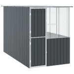 vidaXL Colivie de păsări, antracit, 215x78x200 cm, oțel zincat vidaXL Colivie de păsări, antracit, 215x78x200 cm, oțel zincat