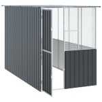 vidaXL Colivie de păsări, antracit, 215x78x200 cm, oțel zincat vidaXL Colivie de păsări, antracit, 215x78x200 cm, oțel zincat