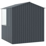 vidaXL Colivie de păsări, antracit, 215x78x200 cm, oțel zincat vidaXL Colivie de păsări, antracit, 215x78x200 cm, oțel zincat