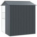 vidaXL Colivie de păsări, antracit, 215x210x247 cm, oțel vidaXL Colivie de păsări, antracit, 215x210x247 cm, oțel