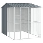 vidaXL Colivie de păsări, antracit, 215x310x247 cm, oțel vidaXL Colivie de păsări, antracit, 215x310x247 cm, oțel
