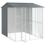 vidaXL Colivie de păsări, antracit, 215x310x247 cm, oțel vidaXL Colivie de păsări, antracit, 215x310x247 cm, oțel
