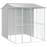 vidaXL Colivie de păsări, gri, 215x310x247 cm, oțel vidaXL Colivie de păsări, gri, 215x310x247 cm, oțel