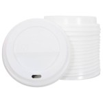 vidaXL Cești de cafea din hârtie cu capace 1000 buc 12 oz 300 ml