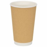 vidaXL Cești de cafea din hârtie cu capace 1000 buc 16 oz 400 ml