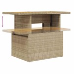 vidaXL Set canapele de grădină cu perne, 11 piese, bej, poliratan vidaXL Set canapele de grădină cu perne, 11 piese, bej, poliratan