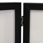vidaXL Ramă foto triplă, colaj, negru, 28x18 cm+2x(13x18 cm) vidaXL Ramă foto triplă, colaj, negru, 28x18 cm+2x(13x18 cm)
