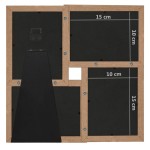 vidaXL Ramă foto colaj, maro deschis, 4x (10x15 cm) foto, MDF vidaXL Ramă foto colaj, maro deschis, 4x (10x15 cm) foto, MDF