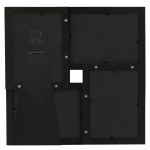 vidaXL Ramă foto colaj, negru, 4x (10x15 cm) foto, MDF vidaXL Ramă foto colaj, negru, 4x (10x15 cm) foto, MDF