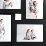 vidaXL Ramă foto colaj, negru, 4x (10x15 cm) foto, MDF vidaXL Ramă foto colaj, negru, 4x (10x15 cm) foto, MDF