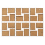 vidaXL Ramă foto colaj pentru 24x (10x15 cm) foto, alb, MDF vidaXL Ramă foto colaj pentru 24x (10x15 cm) foto, alb, MDF