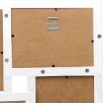 vidaXL Ramă foto colaj pentru 24x (10x15 cm) foto, alb, MDF vidaXL Ramă foto colaj pentru 24x (10x15 cm) foto, alb, MDF