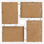 vidaXL Ramă foto colaj pentru 24x (10x15 cm) foto, alb, MDF vidaXL Ramă foto colaj pentru 24x (10x15 cm) foto, alb, MDF