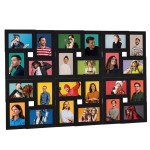 vidaXL Ramă foto colaj, negru, 24 x foto (13x18 cm), MDF vidaXL Ramă foto colaj, negru, 24 x foto (13x18 cm), MDF