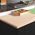 vidaXL Dulapuri de garaj 2 buc Lemn negru prelucrat