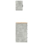 vidaXL Dulapuri de garaj 2 buc Lemn prelucrat gri beton vidaXL Dulapuri de garaj 2 buc Lemn prelucrat gri beton