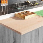 vidaXL Dulapuri de garaj 6 buc Lemn prelucrat Sonoma gri