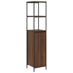 Set de Mobilier pentru Baie 2 Piese Maro Stejar din Lemn Ingineresc Set de Mobilier pentru Baie 2 Piese Maro Stejar din Lemn Ingineresc
