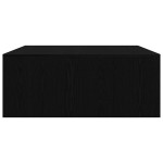 vidaXL Masuta de cafea cu sertare Stejar negru 100x100x40 cm vidaXL Masuta de cafea cu sertare Stejar negru 100x100x40 cm