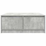 vidaXL Masuta de cafea cu sertare Gri beton 100x100x40 cm vidaXL Masuta de cafea cu sertare Gri beton 100x100x40 cm