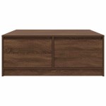 vidaXL Masuta de cafea cu sertare Stejar maro 100x100x40 cm vidaXL Masuta de cafea cu sertare Stejar maro 100x100x40 cm