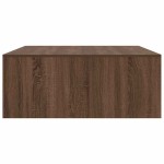 vidaXL Masuta de cafea cu sertare Stejar maro 100x100x40 cm vidaXL Masuta de cafea cu sertare Stejar maro 100x100x40 cm