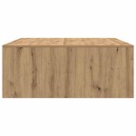 vidaXL Masuta de cafea cu sertare Artisan Stejar 100x100x40 cm vidaXL Masuta de cafea cu sertare Artisan Stejar 100x100x40 cm