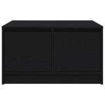 vidaXL Masuta de cafea cu sertare Stejar negru 70,5x70x40 cm vidaXL Masuta de cafea cu sertare Stejar negru 70,5x70x40 cm