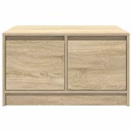 vidaXL Masuta de cafea cu sertare Stejar Sonoma 70,5x70x40 cm vidaXL Masuta de cafea cu sertare Stejar Sonoma 70,5x70x40 cm