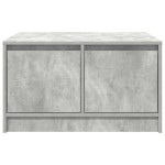 vidaXL Masuta de cafea cu sertare Gri beton 70,5x70x40 cm vidaXL Masuta de cafea cu sertare Gri beton 70,5x70x40 cm