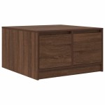 vidaXL Masuta de cafea cu sertare Stejar maro 70,5x70x40 cm vidaXL Masuta de cafea cu sertare Stejar maro 70,5x70x40 cm