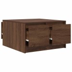 vidaXL Masuta de cafea cu sertare Stejar maro 70,5x70x40 cm vidaXL Masuta de cafea cu sertare Stejar maro 70,5x70x40 cm