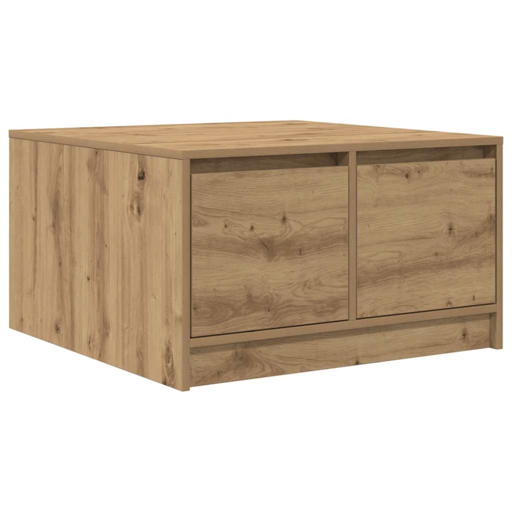 vidaXL Masuta de cafea cu sertare Artisan Stejar 70,5x70x40 cm