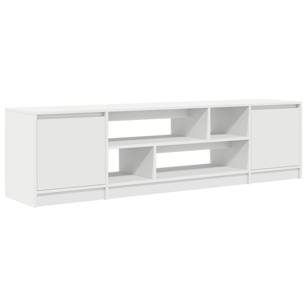 vidaXL Dulap TV alb 188,5x41x50 cm lemn prelucrat