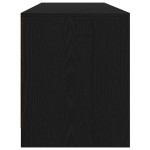 vidaXL Dulap TV Stejar Negru 188,5x41x50 cm Lemn prelucrat