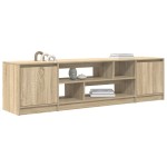 vidaXL Comodă TV, stejar sonoma, 188,5x41x50 cm, lemn compozit vidaXL Comodă TV, stejar sonoma, 188,5x41x50 cm, lemn compozit