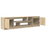 vidaXL Comodă TV, stejar sonoma, 188,5x41x50 cm, lemn compozit vidaXL Comodă TV, stejar sonoma, 188,5x41x50 cm, lemn compozit