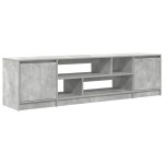 vidaXL Comodă TV, gri beton, 188,5x41x50 cm, lemn prelucrat vidaXL Comodă TV, gri beton, 188,5x41x50 cm, lemn prelucrat